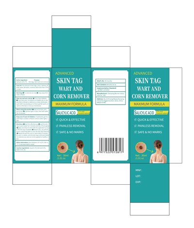 SKIN TAG WART AND CORN REMOVER.jpg Label - SKIN TAG WART AND CORN REMOVER